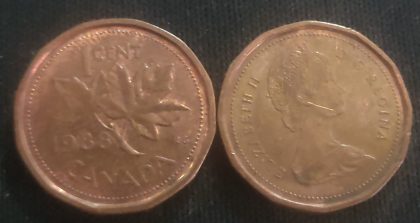 1 Cent Canada 1988 Elizabeth II D.G Regina (used) | Indian Postage Stamps | Indian Coins | Old Indian Currency | Rare Indian Coins | Numismatic Collection India