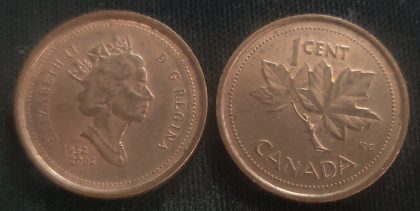 1 Cent Canada 1952-2002 Elizabeth II D.G Regina (used) | Indian Postage Stamps | Indian Coins | Old Indian Currency | Rare Indian Coins | Numismatic Collection India