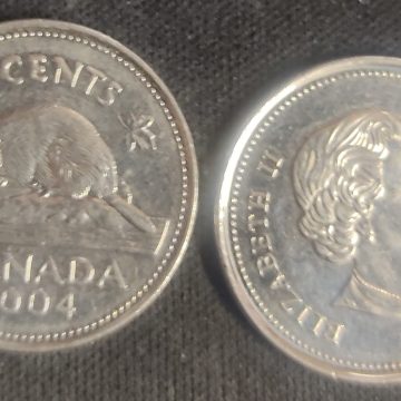 5 Cents Canada 2004 Elizabeth II D.G Regina