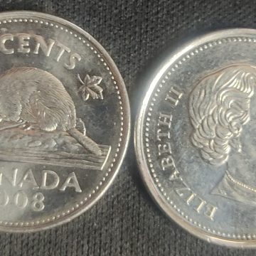 5 Cents Canada 2008 Elizabeth II D.G Regina