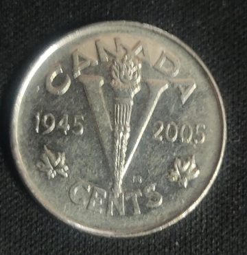 5 Cents Canada 1945-2005 Elizabeth II D.G Regina