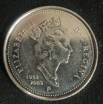 5 Cents Canada 1952-2002 Elizabeth II D.G Regina