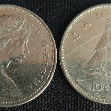 10 Cents Canada 1975 Elizabeth II D.G Regina