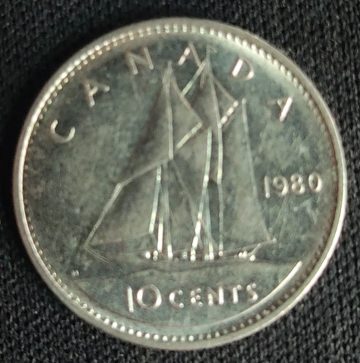 10 Cents Canada 1980 Elizabeth II D.G Regina