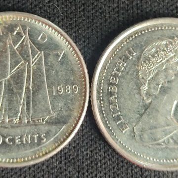 10 Cents Canada 1989 Elizabeth II D.G Regina