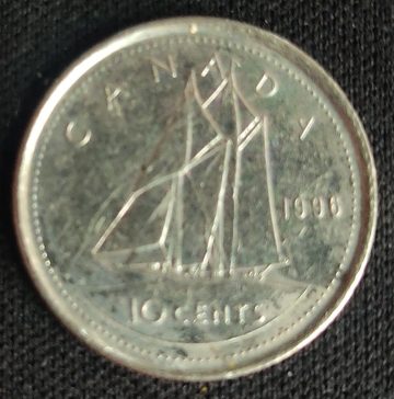 10 Cents Canada 1996 Elizabeth II D.G Regina