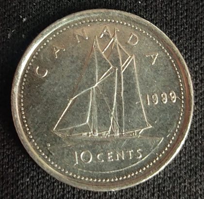 10 Cents Canada 1999 Elizabeth II D.G Regina | Indian Postage Stamps | Indian Coins | Old Indian Currency | Rare Indian Coins | Numismatic Collection India