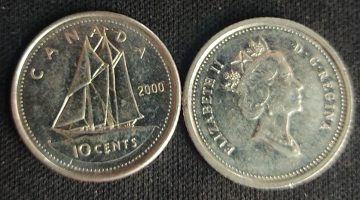 10 Cents Canada 2000 Elizabeth II D.G Regina