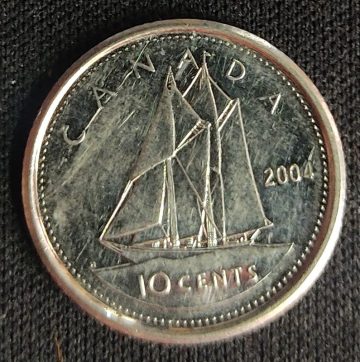 10 Cents Canada 2004 Elizabeth II D.G Regina