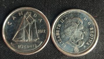 10 Cents Canada 2012 Elizabeth II D.G Regina