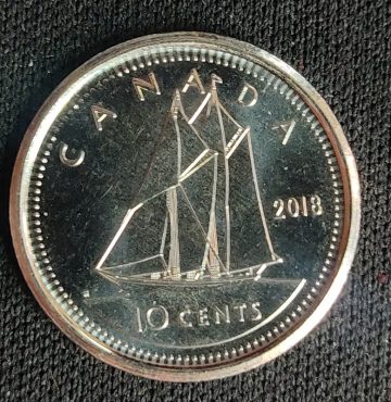 10 Cents Canada 2018 Elizabeth II D.G Regina