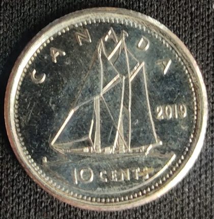 10 Cents Canada 2019 Elizabeth II D.G Regina | Indian Postage Stamps | Indian Coins | Old Indian Currency | Rare Indian Coins | Numismatic Collection India