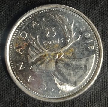 25 Cents Canada 2018 Elizabeth II D.G. Regina