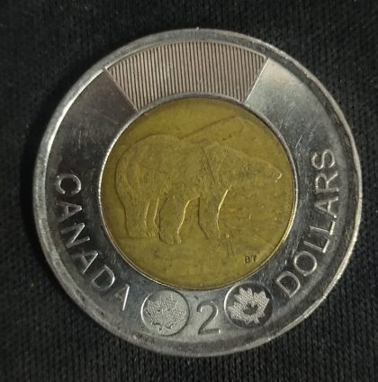 2 Dollars Canada 2015 Elizabeth II D.G Regina (used) | Indian Postage Stamps | Indian Coins | Old Indian Currency | Rare Indian Coins | Numismatic Collection India