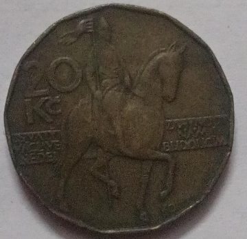 Czech Republic 20 Koruna 2015 (used)