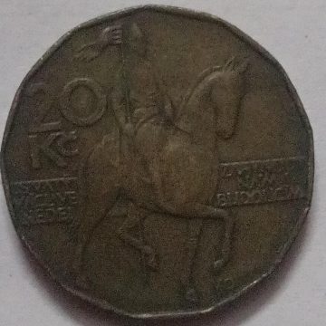 Czech Republic 20 Koruna 2015 (used)