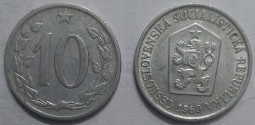 Czech Republic 10 Koruna 1969 (used)
