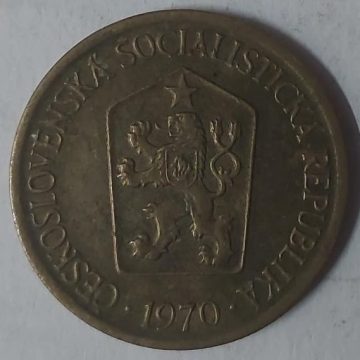 Czech Republic A0SLOVENSKA 1 Koruna 1970  (used)