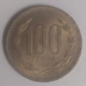 CHILE 100 PESOS 2000(used)