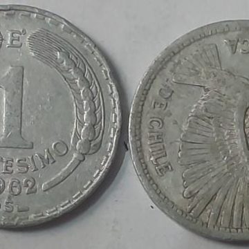 CHILE 1 CENT  Coin 1962 (USED)