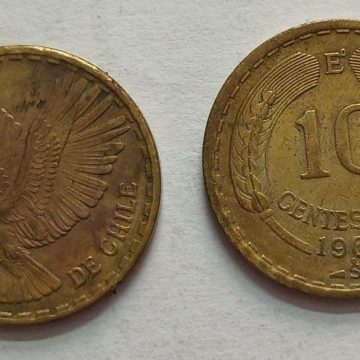 CHILE 10 CENT  Coin 1964 (USED)