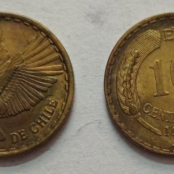 CHILE  10 CENT  Coin 1966 (USED)