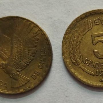 CHILE  5 CENT  Coin 1964 (USED)