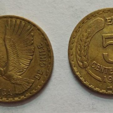 CHILE 5 CENT  Coin 1965 (USED)