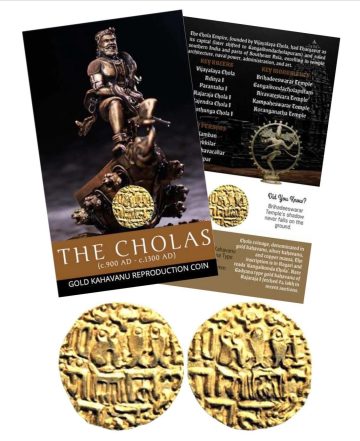 The Cholas -Gold Kahavanu Dynasty Gold-Plated Reproduction ATM card Type/Limited Edition