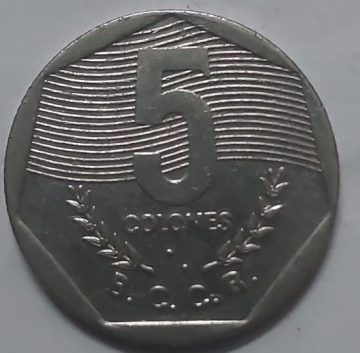 COASTARICA 5 Colonies 1993 (used)