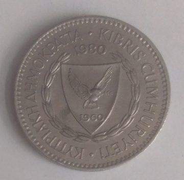 CYPRUS 100 MILS 1980(used)