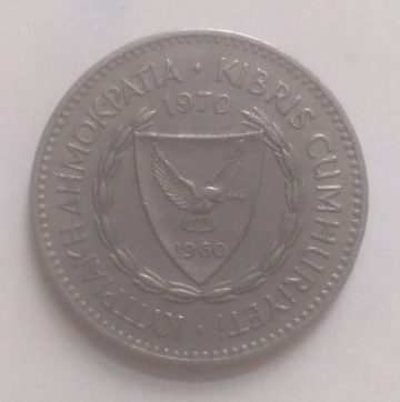 CYPRUS 50 MILS 1970(used)