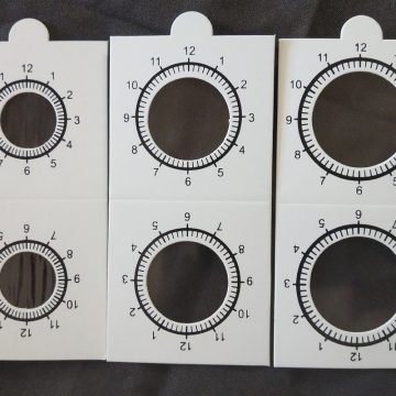 Clockwise Coin Holder (for Identifying Error Coins only)_All 3 Sizes /12 qty