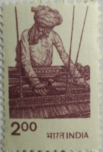 6th Series Handloom weaving -Rs.2(Df)