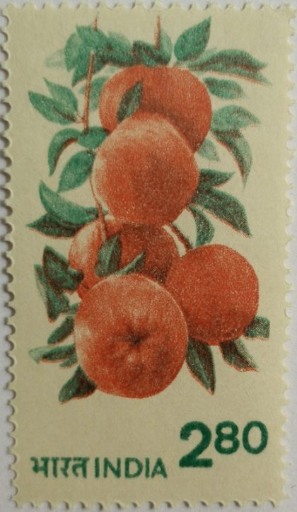 6th Series Apples -Rs.2.80(Df) | Indian Postage Stamps | Indian Coins | Old Indian Currency | Rare Indian Coins | Numismatic Collection India