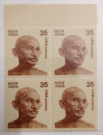 Mahatma Gandhi -35(Df-Block of 4)