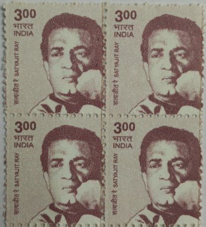 10th Series Satyajith Ray -Rs.3(Df-Block of 4) | Indian Postage Stamps | Indian Coins | Old Indian Currency | Rare Indian Coins | Numismatic Collection India
