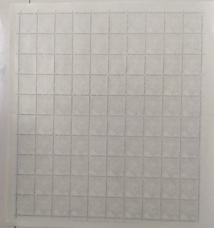 Definitive 11th Series Mahatma Gandhi 25p (Stamp Full Sheet) - 100 Stamp | Indian Postage Stamps | Indian Coins | Old Indian Currency | Rare Indian Coins | Numismatic Collection India - Image 2