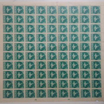 Definitive 3rd Series Ashoka 1np (Stamp Full Sheet) - 90 Stamps
