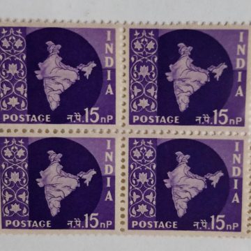 3rd series Ashokan -15np(Df-Block of 4)