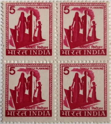 4th Series Family Planning -5p(Df-Block of 4)