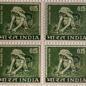 4th Series Tea Plucking -15p(Df-Block of 4)