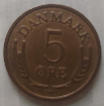 DENMARK 5 ORE 1971(USED)