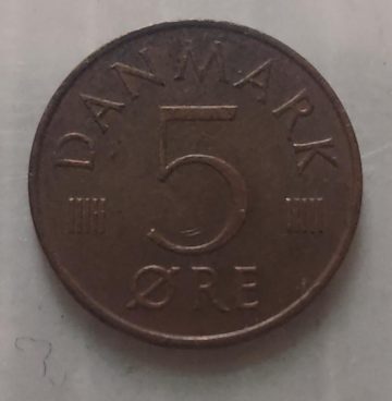 DENMARK 5 ORE 1978(USED)