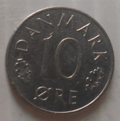 DENMARK 10 ORE 1976(USED) | Indian Postage Stamps | Indian Coins | Old Indian Currency | Rare Indian Coins | Numismatic Collection India