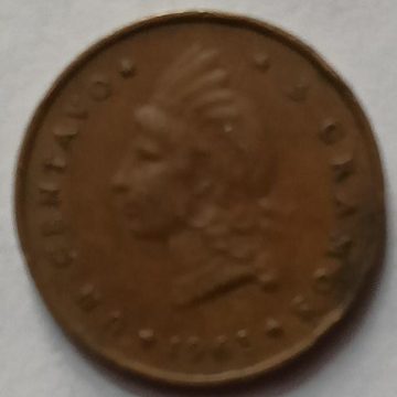 Dominican Republic 1 Centavo Coin 1963 (used)