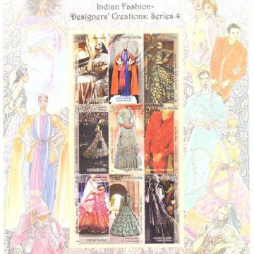 Designers' Creations Indian Fashion Series 4 - 2020 (Indian Miniature Sheets)