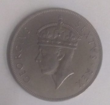 EAST AFRICA 1 SHILLING 1948(used)