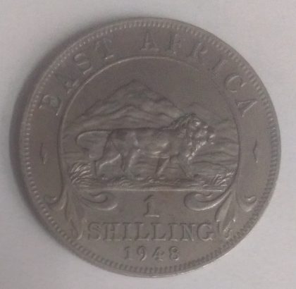 EAST AFRICA 1 SHILLING 1948(used) | Indian Postage Stamps | Indian Coins | Old Indian Currency | Rare Indian Coins | Numismatic Collection India - Image 2