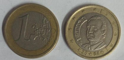 1 EURO  Espana Coin 2004(used) | Indian Postage Stamps | Indian Coins | Old Indian Currency | Rare Indian Coins | Numismatic Collection India